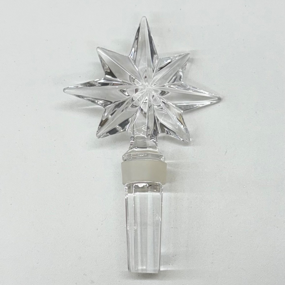 Waterford Crystal 8 Point Star Decanter Stopper Replacement Signed VTG Ireland